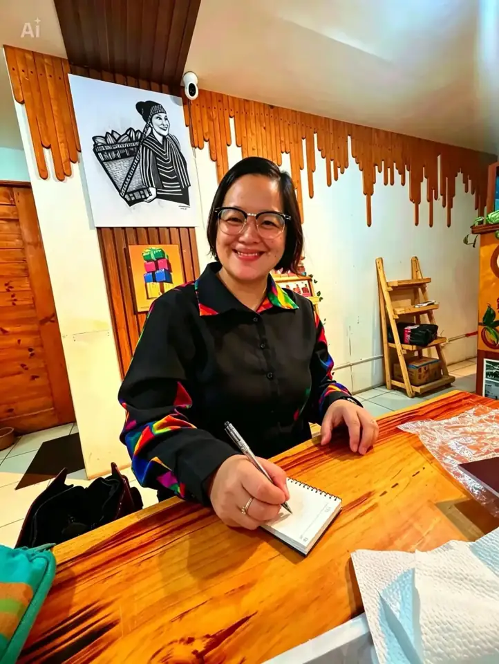 Inside the Dulche Chocolate House in Irisan, Baguio